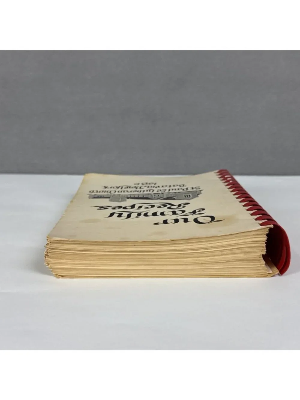 1986 Our Family Recipes Cookbook St Paul Ev. Lutheran Church Batavia New York